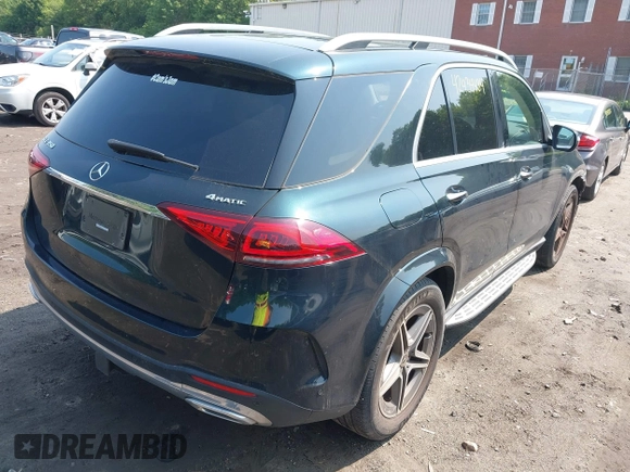 2020 Mercedes-Benz GLE 350 with VIN 4JGFB4KB1LA187706, listed as a IAAI auction lot 42434484 with 22,192 mi miles and . Bid and sale history available at DreamBid. Image 4.