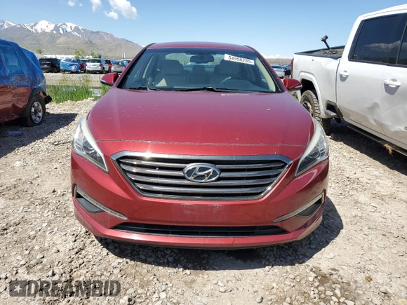 2016 Hyundai Sonata Eco z VIN 5NPE24AA3GH413784, wystawiony jako Copart lot #54958285 z przebiegiem 85 824 mil mil oraz Czysty tytuł • Clean title. Historia ofert i sprzedaży dostępna na DreamBid. Obrazek 5.