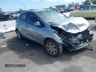 2013 Mazda Mazda2 Sport with VIN JM1DE1KZ5D0159977, listed as a IAAI auction lot 41812808 with 155,036 mi miles. Bid and sale history available at carsss.com. Image 1.