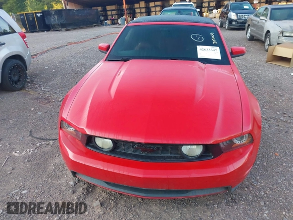 2010 Ford Mustang GT with VIN 1ZVBP8FH6A5112402, listed as a IAAI auction lot 42633347 with 153,349 mi miles and . Bid and sale history available at DreamBid. Image 6.