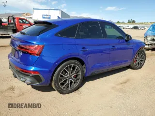 2024 Audi SQ5 Sportback Premium Plus with VIN WA124AFY2R2088187, listed as a Copart auction lot 73215564 with 106 mi miles and Salvage Title. Bid and sale history available at DreamBid. Image 3.