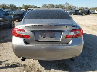 2013 Infiniti M37 with VIN JN1BY1AR9DM604703, listed as a Copart auction lot 77650014 with 104,675 mi miles and Salvage Title. Bid and sale history available at carsss.com. Image 6.