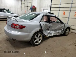 2005 Mazda 6 Sport S with VIN 1YVHP80D255M04048, listed as a Copart auction lot 49632395 with 198,852 mi miles and Salvage Title. Bid and sale history available at DreamBid. Image 3.