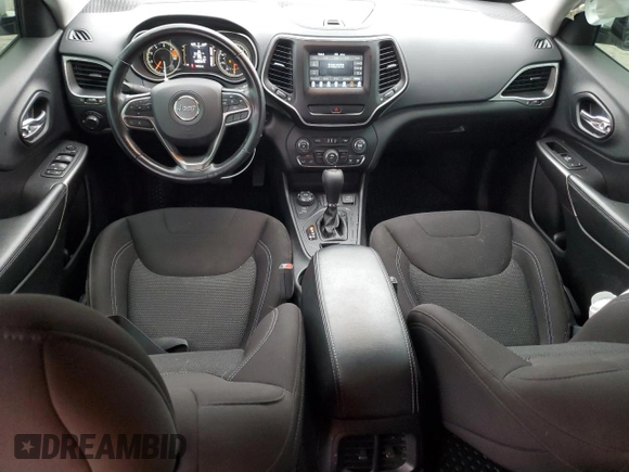 2020 Jeep Cherokee Latitude with VIN 1C4PJMCB3LD580146, listed as a Copart auction lot 78438914 with 54,738 mi miles and Salvage title. Bid and sale history available at DreamBid. Image 8.