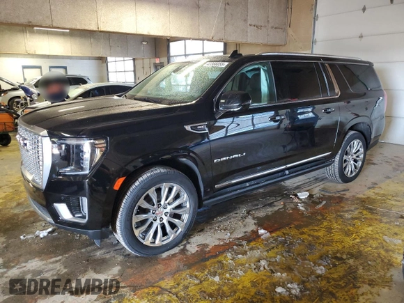 2022 GMC Yukon XL Denali with VIN 1GKS2JKL5NR351199, listed as a Copart auction lot 42366055 with 51,021 mi miles and Salvage Title. Bid and sale history available at carsss.com. Image 1.