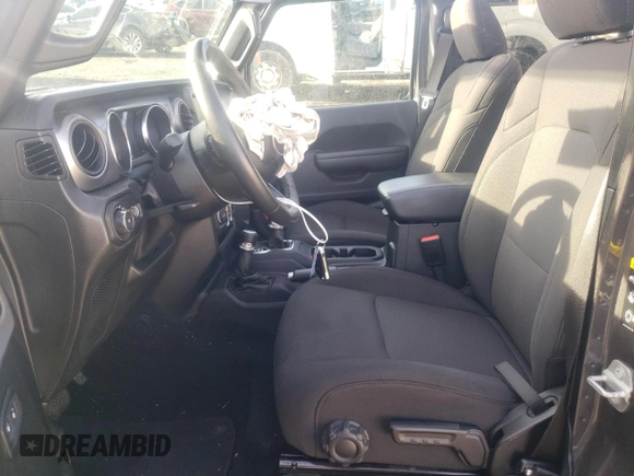 2022 Jeep Wrangler Unlimited Sport S with VIN 1C4HJXDG1NW241246, listed as a Copart auction lot 85425424 with 30,269 mi miles and Salvage Title. Bid and sale history available at carsss.com. Image 7.
