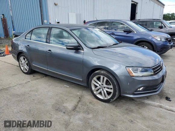 2017 Volkswagen Jetta SEL z VIN 3VWL17AJ6HM392174, wystawiony jako Copart lot #57771225 z przebiegiem 31 148 mil mil oraz Szkoda całkowita • Salvage title. Historia ofert i sprzedaży dostępna na DreamBid. Obrazek 4.
