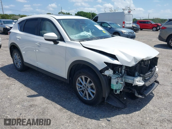 2022 Mazda CX-5 2.5 S Preferred Package with VIN JM3KFBCM1N1575573, listed as a IAAI auction lot 41976604 with 45,113 mi miles. Bid and sale history available at carsss.com. Image 1.