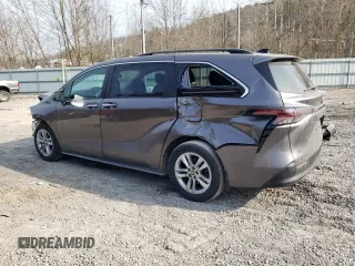 2023 Toyota Sienna XLE with VIN 5TDJSKFC2PS099326, listed as a Copart auction lot 48634035 with 28,081 mi miles and Salvage Title. Bid and sale history available at carsss.com. Image 2.