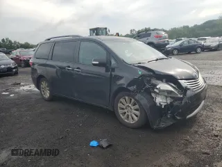 2015 Toyota Sienna Limited with VIN 5TDDK3DC5FS107620, listed as a Copart auction lot 62681205 with 208,070 mi miles and Salvage title. Bid and sale history available at DreamBid. Image 4.