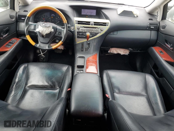 2010 Lexus RX 350 with VIN 2T2BK1BAXAC039499, listed as a Copart auction lot 60823805 with 156,636 mi miles and Salvage title. Bid and sale history available at DreamBid. Image 8.