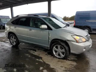 2008 Lexus RX 400h with VIN JTJGW31U582006809, listed as a Copart auction lot 48992435 with 145,563 mi miles and Salvage Title. Bid and sale history available at DreamBid. Image 4.