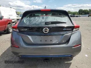 2021 Nissan LEAF SV with VIN 1N4AZ1CV0MC553409, listed as a Copart auction lot 68098454 with 23,080 mi miles and Salvage title. Bid and sale history available at DreamBid. Image 6.