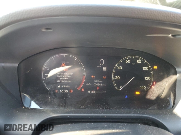 2024 Honda HR-V Sport with VIN 3CZRZ2H56RM772452, listed as a Copart auction lot 85646414 with 8,848 mi miles and Salvage Title. Bid and sale history available at carsss.com. Image 9.
