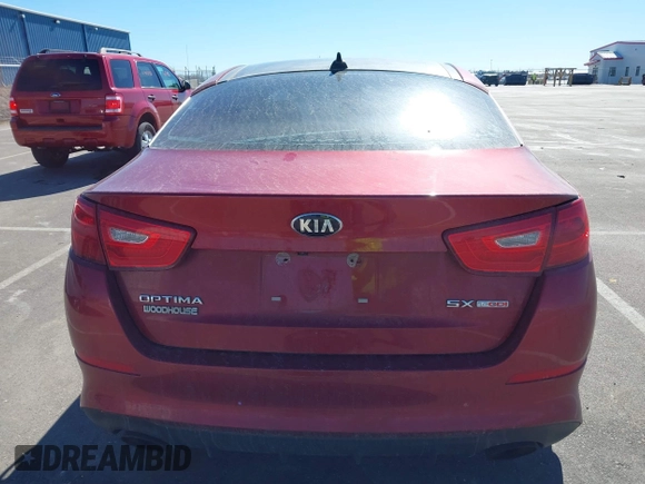 2015 Kia Optima SX Turbo with VIN 5XXGR4A64FG396164, listed as a IAAI auction lot 41682721 with 143,420 mi miles. Bid and sale history available at carsss.com. Image 17.