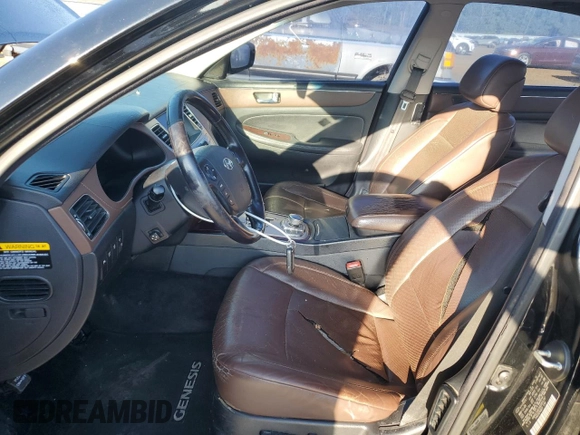 2009 Hyundai Genesis with VIN KMHGC46E09U054187, listed as a Copart auction lot 71584024 with 325,244 mi miles and Salvage Title. Bid and sale history available at carsss.com. Image 7.