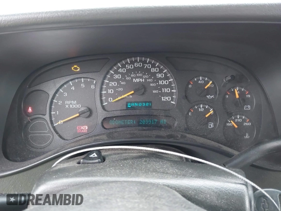 2005 Chevrolet Silverado 1500 LS with VIN 2GCEC19V751211824, listed as a IAAI auction lot 41944646 with 209,917 mi miles and . Bid and sale history available at DreamBid. Image 7.