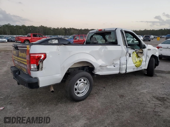 2017 Ford F-150 XL with VIN 1FTMF1C84HKD01197, listed as a Copart auction lot 79015754 with 148,372 mi miles and Salvage Title. Bid and sale history available at carsss.com. Image 3.
