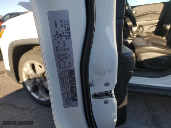 2019 Jeep Compass Limited with VIN 3C4NJCCB8KT670824, listed as a Copart auction lot 46341975 with 52,544 mi miles and Salvage Title. Bid and sale history available at carsss.com. Image 13.