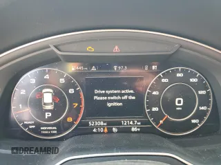 2019 Audi Q7 Prestige with VIN WA1VAAF78KD013548, listed as a Copart auction lot 56485545 with 52,308 mi miles and Salvage title. Bid and sale history available at DreamBid. Image 9.