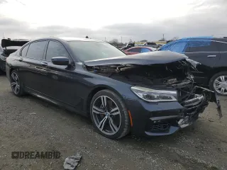2016 BMW 7 Series 750i with VIN WBA7F0C5XGGM20402, listed as a Copart auction lot 86011914 with 90,123 mi miles and Salvage Title. Bid and sale history available at carsss.com. Image 4.