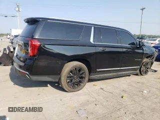 2021 GMC Yukon XL SLT with VIN 1GKS2GKD7MR451511, listed as a Copart auction lot 69013344 with 123,317 mi miles and Salvage Title. Bid and sale history available at carsss.com. Image 3.