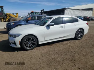 2021 BMW 3 Series 330i xDrive with VIN 3MW5R7J06M8C11375, listed as a Copart auction lot 49485275 with 55,146 mi miles and Salvage Title. Bid and sale history available at DreamBid. Image 1.