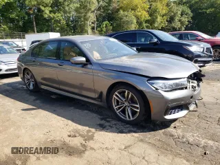 2018 BMW 7 Series 740e xDrive iPerformance with VIN WBA7J2C57JG938310, listed as a Copart auction lot 70021593 with 45,426 mi miles. Bid and sale history available at carsss.com. Image 4.