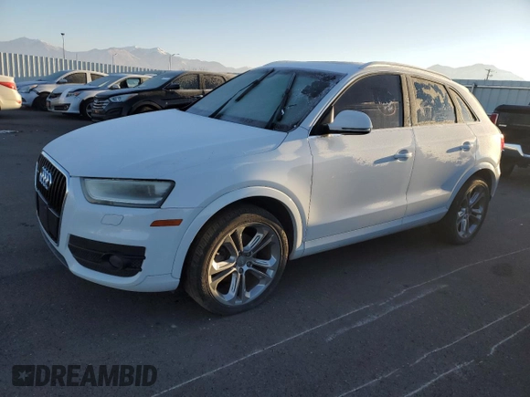2015 Audi Q3 2.0T Prestige with VIN WA1GFCFS6FR014202, listed as a Copart auction lot 88934125 with 180,082 mi miles and Clean Title. Bid and sale history available at carsss.com. Image 1.