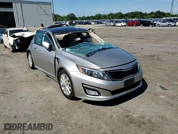 2015 Kia Optima EX with VIN 5XXGN4A71FG446118, listed as a Copart auction lot 61590675 with 120,577 mi miles and Salvage title. Bid and sale history available at DreamBid. Image 13.
