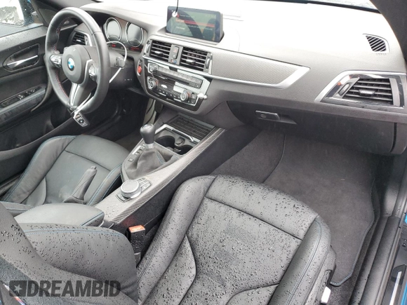 2021 BMW M2 Competition with VIN WBS2U7C07M7J70654, listed as a Copart auction lot 44136854 with 10,927 mi miles. Bid and sale history available at carsss.com. Image 8.