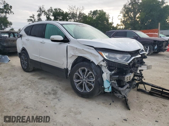 2022 Honda CR-V EX-L z VIN 5J6RW1H84NL001822, wystawiony jako Copart lot #59675955 z przebiegiem 23 381 mil mil oraz Nie do naprawy • Non repairable. Historia ofert i sprzedaży dostępna na DreamBid. Obrazek 4.