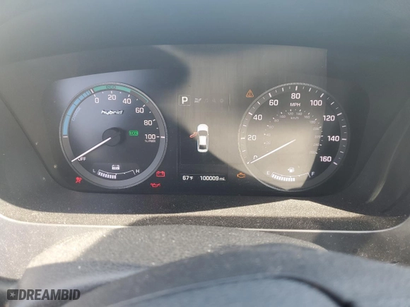 2016 Hyundai Sonata Hybrid SE with VIN KMHE24L12GA037997, listed as a Copart auction lot 48022445 with NaN miles and Clean Title. Bid and sale history available at carsss.com. Image 9.
