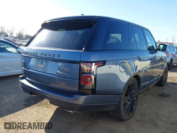 2022 Land Rover Range Rover Westminster with VIN SALGS2RU3NA467420, listed as a IAAI auction lot 42004620 with 38,138 mi miles and . Bid and sale history available at DreamBid. Image 4.