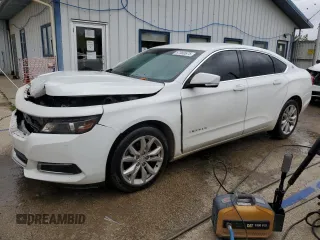 2016 Chevrolet Impala LT with VIN 2G1105SA8G9172907, listed as a Copart auction lot 57960675 with 162,870 mi miles and Salvage title. Bid and sale history available at DreamBid. Image 1.