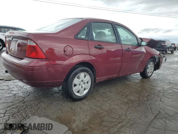 2007 Ford Focus S with VIN 1FAFP34NX7W105087, listed as a Copart auction lot 51749995 with 49,644 mi miles and Salvage Title. Bid and sale history available at carsss.com. Image 3.