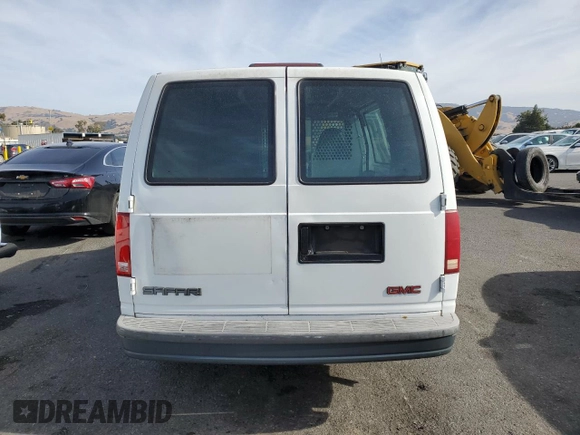 2000 GMC Safari Cargo with VIN 1GTDM19W1YB522932, listed as a Copart auction lot 78390054 with 222,754 mi miles and Salvage Title. Bid and sale history available at carsss.com. Image 6.