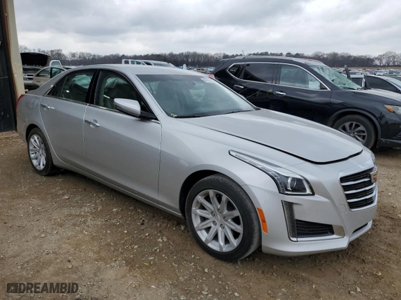 2016 Cadillac CTS Sedan RWD with VIN 1G6AP5SX0G0125794, listed as a Copart auction lot 49153165 with 12,193 mi miles and Clean Title. Bid and sale history available at carsss.com. Image 4.