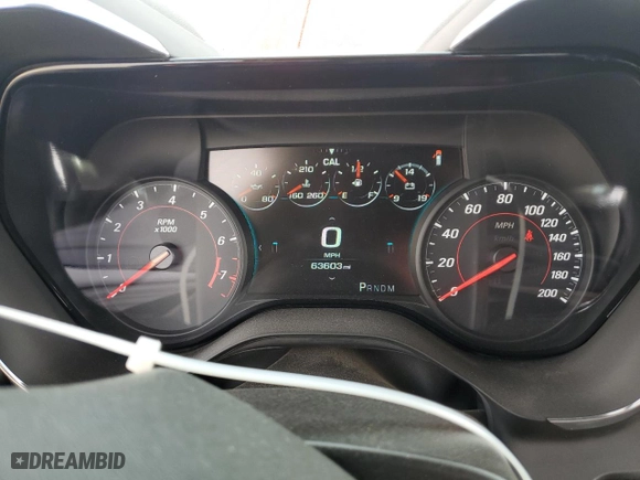 2018 Chevrolet Camaro ZL1 with VIN 1G1FK3D69J0152745, listed as a Copart auction lot 47860335 with 63,603 mi miles and Salvage Title. Bid and sale history available at carsss.com. Image 9.