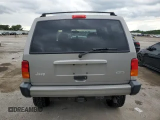 2001 Jeep Cherokee Sport with VIN 1J4FF48S91L592966, listed as a Copart auction lot 58996445 with 159,140 mi miles and Salvage title. Bid and sale history available at DreamBid. Image 6.