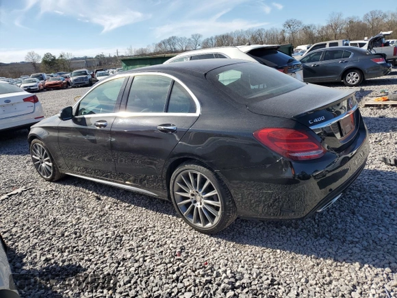 2015 Mercedes-Benz C-Class C 400 with VIN 55SWF6GB1FU009771, listed as a Copart auction lot 47620195 with 84,311 mi miles and Salvage Title. Bid and sale history available at carsss.com. Image 2.