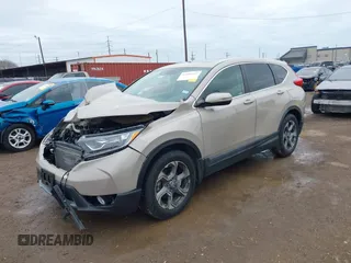 2019 Honda CR-V EX with VIN 5J6RW1H56KL002651, listed as a IAAI auction lot 41306997 with 50,510 mi miles. Bid and sale history available at carsss.com. Image 2.