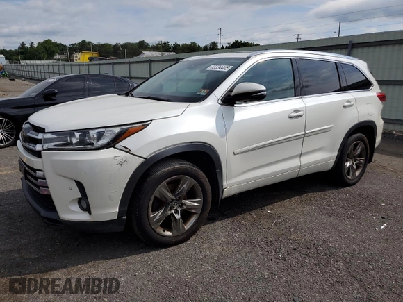 2017 Toyota Highlander Limited с VIN 5TDDZRFH7HS371965, выставлен на аукционе Copart как лот 65534405 с пробегом 254 178 миль миль и Чистый • Clean title. История ставок и продаж доступна на DreamBid. Изображение 1.