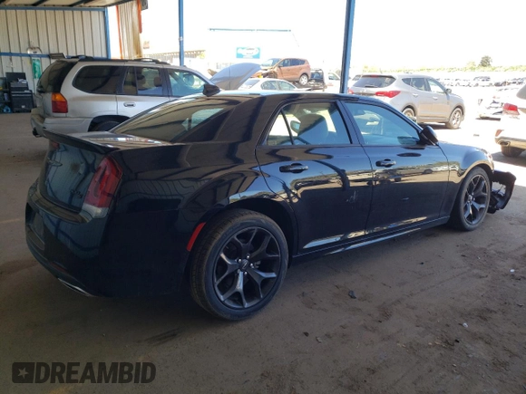 2021 Chrysler 300 with VIN 2C3CCABT5MH530519, listed as a Copart auction lot 53839874 with 81,242 mi miles and Salvage Title. Bid and sale history available at carsss.com. Image 3.