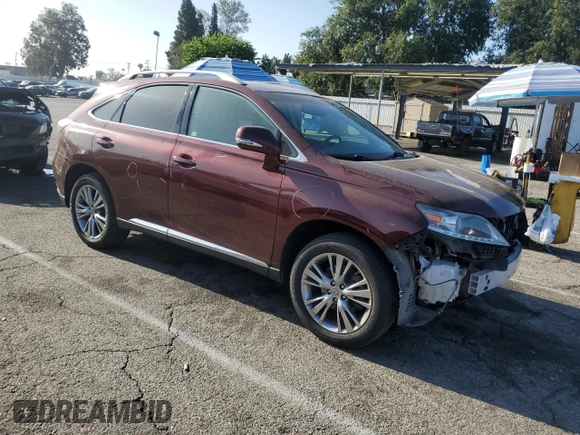 2013 Lexus RX 350 with VIN 2T2ZK1BA1DC097083, listed as a Copart auction lot 61026375 with 119,002 mi miles and Salvage title. Bid and sale history available at DreamBid. Image 4.