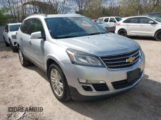 2015 Chevrolet Traverse LT with VIN 1GNKVGKD6FJ364713, listed as a IAAI auction lot 42157101 with 127,547 mi miles and . Bid and sale history available at DreamBid. Image 1.