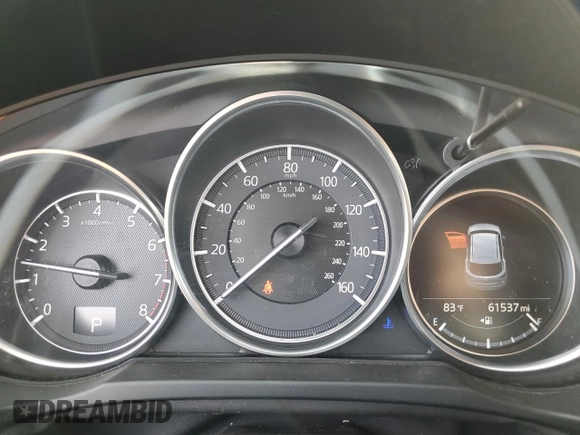 2018 Mazda CX-5 Grand Touring with VIN JM3KFBDM2J0347208, listed as a Copart auction lot 59357135 with 61,537 mi miles and Clean title. Bid and sale history available at DreamBid. Image 9.