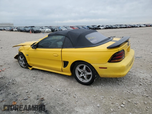 1998 Ford Mustang GT with VIN 1FAFP45X9WF191979, listed as a Copart auction lot 88790485 with 0 mi miles and Salvage Title. Bid and sale history available at carsss.com. Image 2.