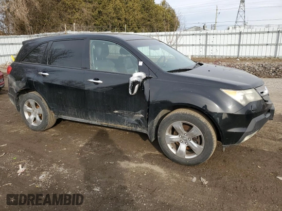 2009 Acura MDX Sport/Entertainment Pkg with VIN 2HNYD28879H003493, listed as a Copart auction lot 47623965 with 270,639 mi miles and Clean Title. Bid and sale history available at carsss.com. Image 4.