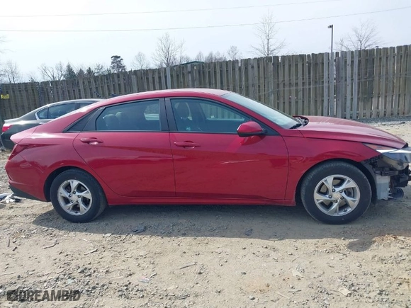 2021 Hyundai Elantra SE with VIN KMHLL4AG9MU180564, listed as a IAAI auction lot 41722267 with 56,254 mi miles. Bid and sale history available at carsss.com. Image 14.